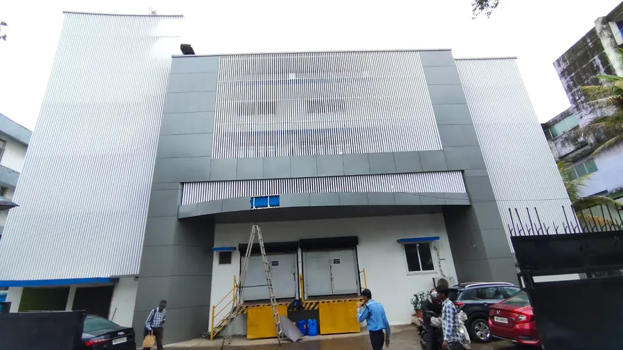 Shidhi Vinayak Mahape UPVC fins installation